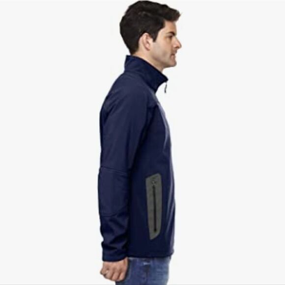 NWT Soft Shell Technical Jacket Navy Blue Large - Picture 14 of 15